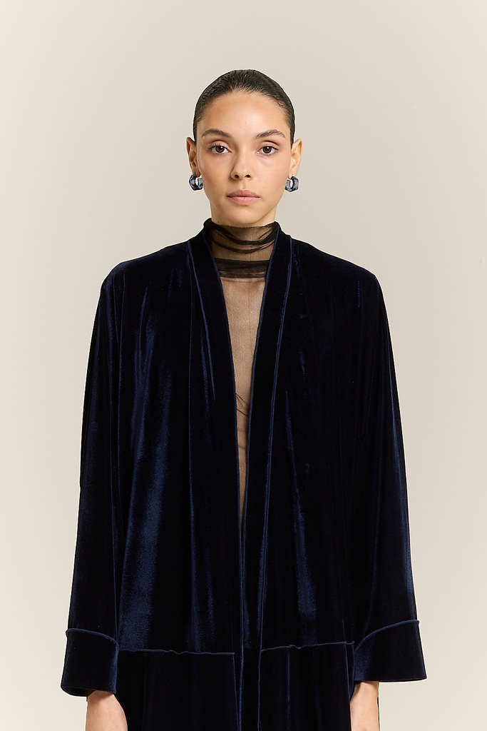 Velvet Sima (Navy Blue)