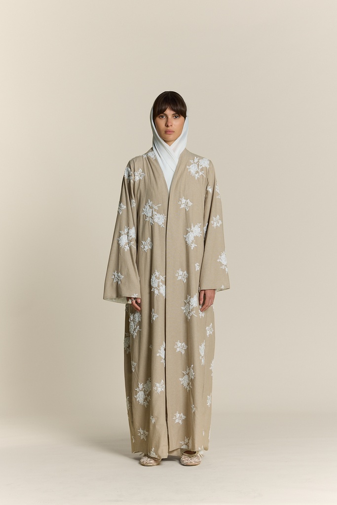 Bold Floral White