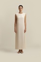 Woven White Dress