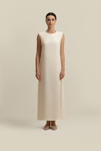 Woven White Dress RTW